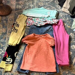 Colorful Kids Clothing Set 7 item bundle 2T